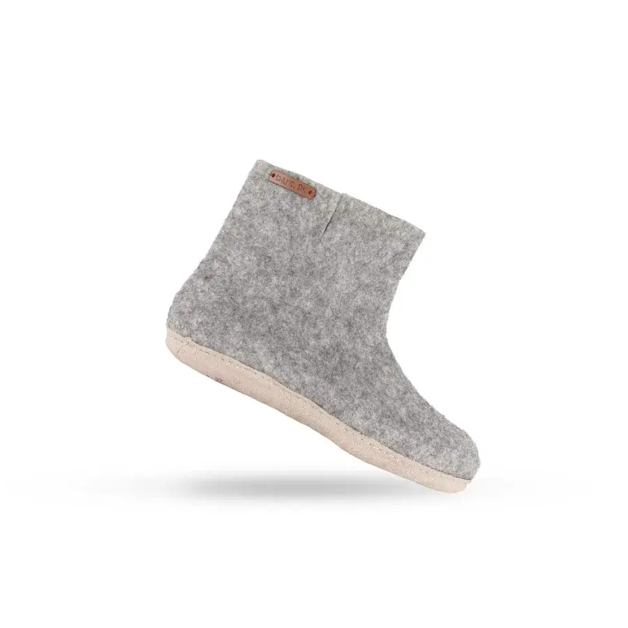 SHUS ullstøvel med semsket skinnsåle, 100 % ull, unisex produktbilde